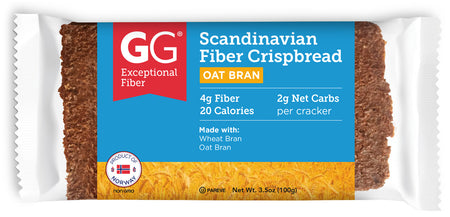 GG Scandinavian Fiber Crispbread with Oatbran (Pack of 15)