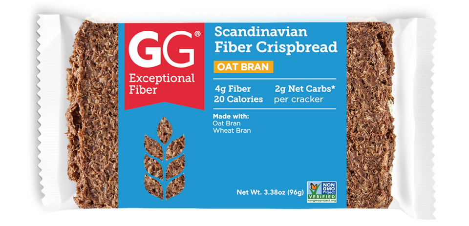GG Scandinavian Fiber Crispbread with Oatbran (Pack of 8)
