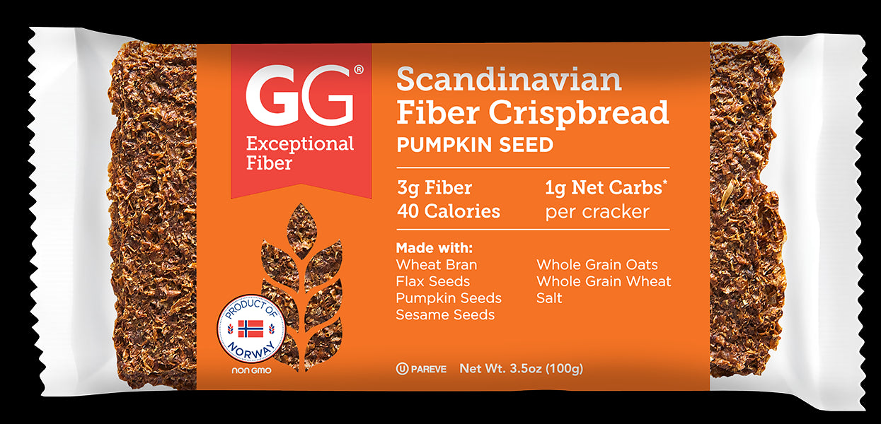 GG Scandinavian Fiber Crispbread Pumpkin Seed Thins