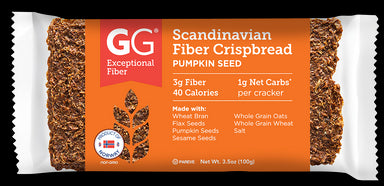  GG Scandinavian Bran Crispbread All Natural Bran Cracker  Packages, 5 count, 3.5-Ounce Packages (Pack of 5)